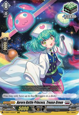 Aurora Battle Princess, Treuse Green (D-SS01/032EN) - D-SS01: Festival Collection 2021
