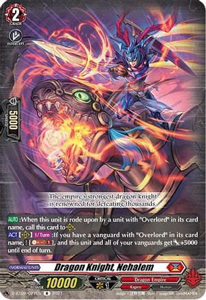 Dragon Knight, Nehalem (D-BT02/027EN) - D-BT02: A Brush with the Legends