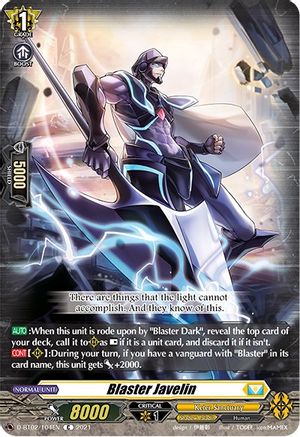 Blaster Javelin (D-BT02/104EN) - D-BT02: A Brush with the Legends