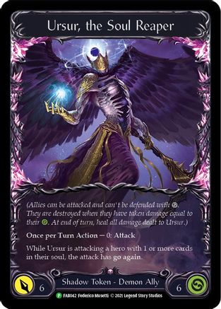 Ursur, the Soul Reaper - FAB042 (FAB042) - Flesh and Blood: Promo Cards Rainbow Foil