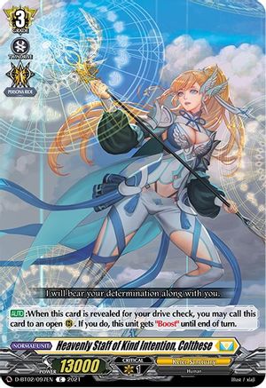 Heavenly Staff of Kind Intention, Colthese (D-BT02/097EN) - D-BT02: A Brush with the Legends