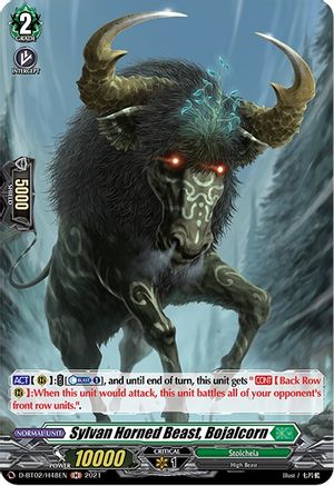 Sylvan Horned Beast, Bojalcorn (Holo) (D-BT02/H48EN) - D-BT02: A Brush with the Legends