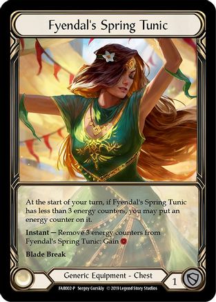 Fyendal's Spring Tunic (Rainbow) - FAB002 (FAB002) - Flesh and Blood: Promo Cards Rainbow Foil