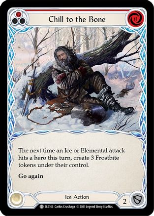 Chill to the Bone (Red) (ELE163) - Tales of Aria Unlimited Edition Rainbow Foil