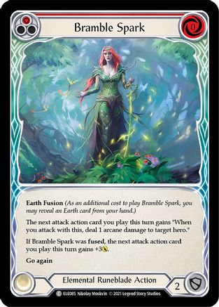 Bramble Spark (Red) (ELE085) - Tales of Aria Unlimited Edition Rainbow Foil