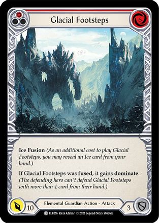 Glacial Footsteps (Red) (ELE016) - Tales of Aria Unlimited Edition