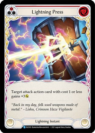 Lightning Press (Red) (ELE183) - Tales of Aria Unlimited Edition