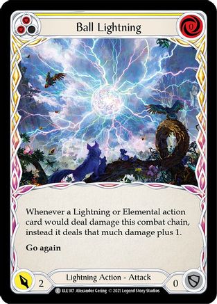 Ball Lightning (Yellow) (ELE187) - Tales of Aria Unlimited Edition