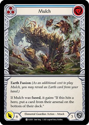 Mulch (Blue) (ELE021) - Tales of Aria Unlimited Edition Rainbow Foil