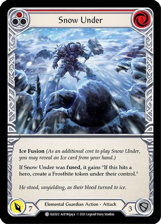 Snow Under (Red) (ELE022) - Tales of Aria Unlimited Edition