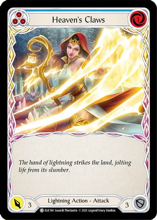 Heaven's Claws (Blue) (ELE194) - Tales of Aria Unlimited Edition