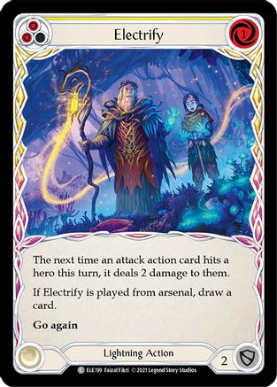 Electrify (Yellow) (ELE199) - Tales of Aria Unlimited Edition Rainbow Foil