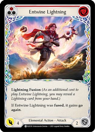 Entwine Lightning (Red) (ELE100) - Tales of Aria Unlimited Edition