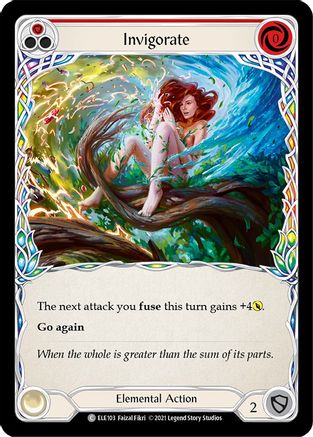Invigorate (Red) (ELE103) - Tales of Aria Unlimited Edition Rainbow Foil