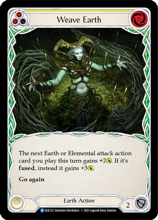 Weave Earth (Yellow) (ELE123) - Tales of Aria Unlimited Edition