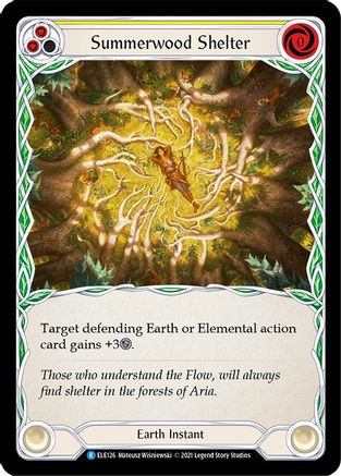 Summerwood Shelter (Yellow) (ELE126) - Tales of Aria Unlimited Edition