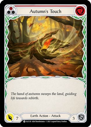 Autumn's Touch (Red) (ELE128) - Tales of Aria Unlimited Edition Rainbow Foil