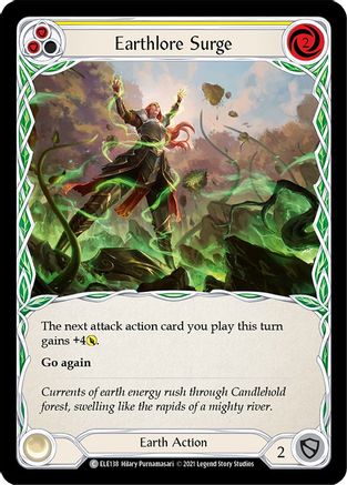 Earthlore Surge (Yellow) (ELE138) - Tales of Aria Unlimited Edition