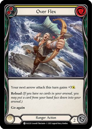 Over Flex (Yellow) (ELE220) - Tales of Aria Unlimited Edition Rainbow Foil