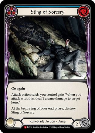Sting of Sorcery (ELE226) - Tales of Aria Unlimited Edition Rainbow Foil
