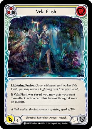 Vela Flash (Yellow) (ELE077) - Tales of Aria Unlimited Edition