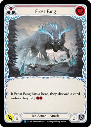 Frost Fang (Red) (ELE148) - Tales of Aria Unlimited Edition Rainbow Foil