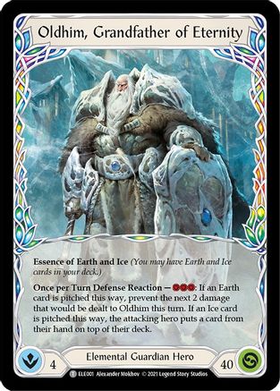 Oldhim, Grandfather of Eternity // Oldhim (ELE001) - Tales of Aria Unlimited Edition