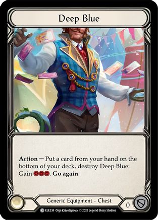 Deep Blue (ELE234) - Tales of Aria Unlimited Edition Rainbow Foil