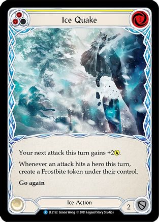 Ice Quake (Yellow) (ELE152) - Tales of Aria Unlimited Edition