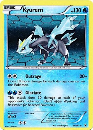 Kyurem 034/101 - Holofoil Miscellaneous Cards & Products - Promo