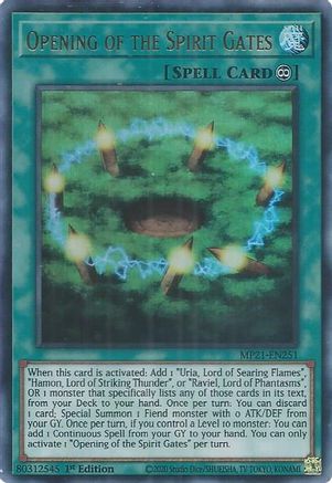 Opening of the Spirit Gates (MP21-EN251) - 2021 Tin of Ancient Battles 1st Edition