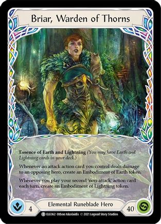 Briar, Warden of Thorns // Titan's Fist (ELE062) - Tales of Aria Unlimited Edition
