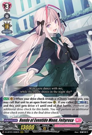 Rondo of Eventide Moon, Feltyrosa (D-LBT01/008EN) - D-LBT01: Lyrical Melody