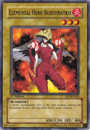 Elemental Hero Burstinatrix (DP1-EN002) - Duelist Pack 1: Jaden Yuki Unlimited