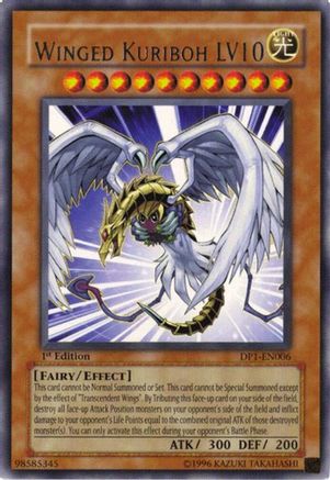 Winged Kuriboh LV10 (DP1-EN006) - Duelist Pack 1: Jaden Yuki Unlimited