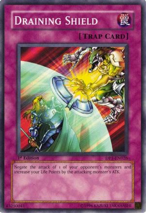 Draining Shield (DP1-EN026) - Duelist Pack 1: Jaden Yuki 1st Edition