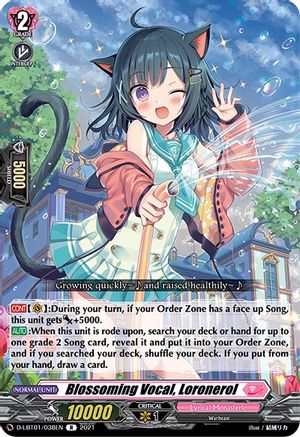 Blossoming Vocal, Loronerol (D-LBT01/038EN) - D-LBT01: Lyrical Melody