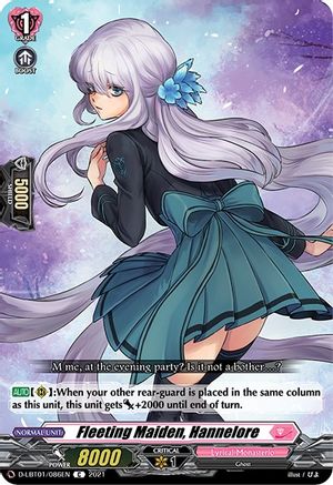 Fleeting Maiden, Hannelore (D-LBT01/086EN) - D-LBT01: Lyrical Melody