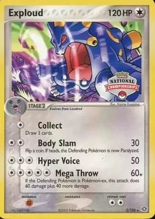 Exploud 003/106 League & Championship Cards - Promo