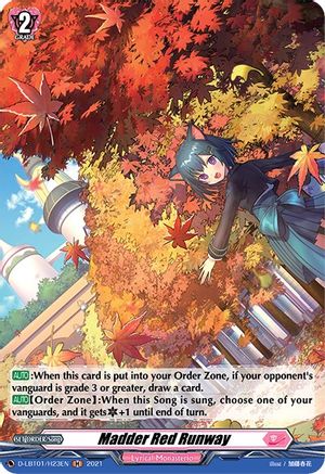 Madder Red Runway (Holo) (D-LBT01/H23EN) - D-LBT01: Lyrical Melody