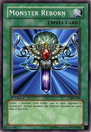 Monster Reborn (SKE-029) - Starter Deck: Kaiba Evolution Unlimited