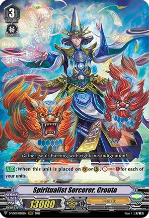 Spiritualist Sorcerer, Croute (D-VS01/020EN) - D-VS01: V Clan Collection Vol.1