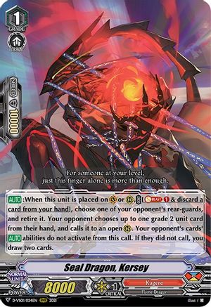 Seal Dragon, Kersey (D-VS01/024EN) - D-VS01: V Clan Collection Vol.1