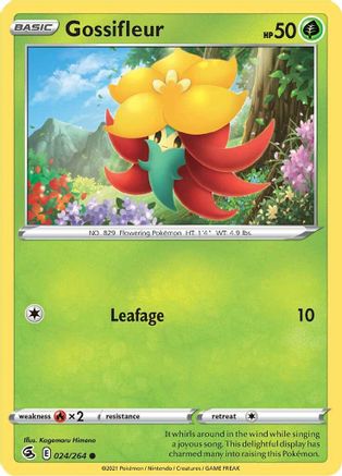 Gossifleur 024/264 - Reverse Holofoil SWSH08 Fusion Strike - Common