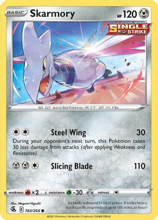 Skarmory 182/264 SWSH08 Fusion Strike - Common