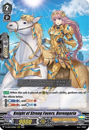 Knight of Strong Favors, Berengaria (D-VS02/020EN) - D-VS02: V Clan Collection Vol.2