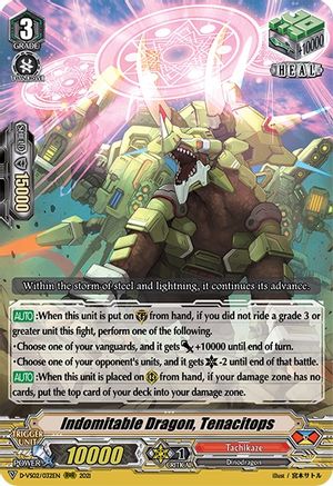 Indomitable Dragon, Tenacitops (D-VS02/032EN) - D-VS02: V Clan Collection Vol.2