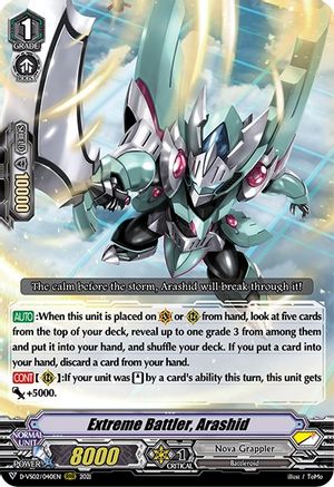 Extreme Battler, Arashid (D-VS02/040EN) - D-VS02: V Clan Collection Vol.2