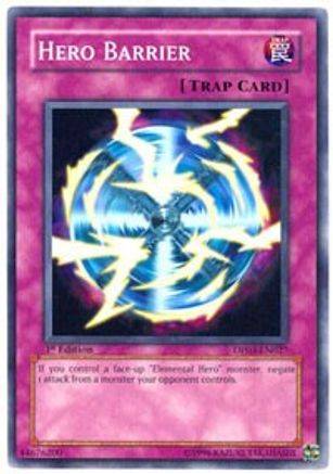 Hero Barrier (DP03-EN027) - Duelist Pack 3: Jaden Yuki 2 Unlimited