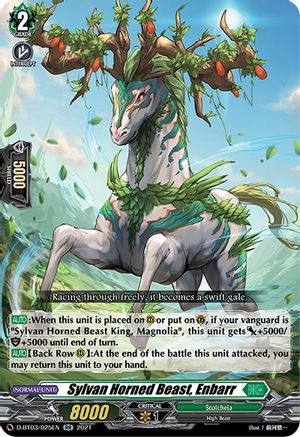 Sylvan Horned Beast, Enbarr (D-BT03/025EN) - D-BT03: Advance of Intertwined Stars